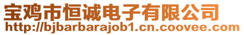 寶雞市恒誠(chéng)電子有限公司