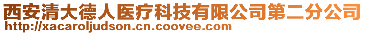 西安清大德人醫療科技有限公司第二分公司