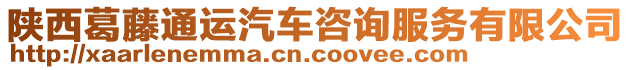 陜西葛藤通運(yùn)汽車(chē)咨詢服務(wù)有限公司