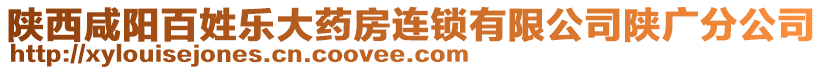 陜西咸陽(yáng)百姓樂(lè)大藥房連鎖有限公司陜廣分公司