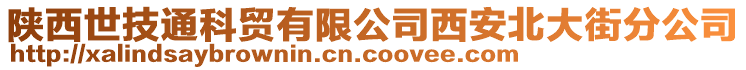 陜西世技通科貿(mào)有限公司西安北大街分公司