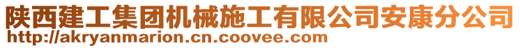 陜西建工集團(tuán)機(jī)械施工有限公司安康分公司