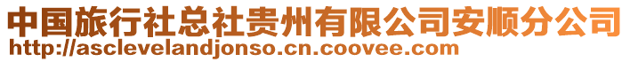 中國(guó)旅行社總社貴州有限公司安順?lè)止? style=