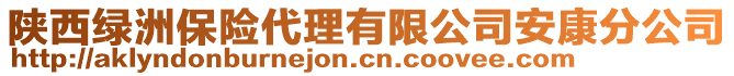 陜西綠洲保險(xiǎn)代理有限公司安康分公司