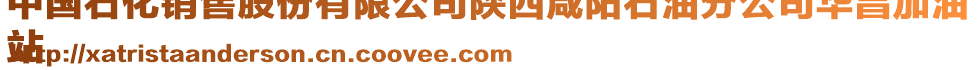 中國(guó)石化銷售股份有限公司陜西咸陽(yáng)石油分公司華昌加油
站