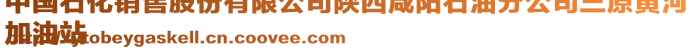 中國石化銷售股份有限公司陜西咸陽石油分公司三原黃河
加油站