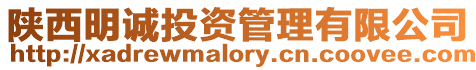陜西明誠投資管理有限公司