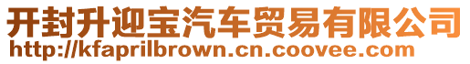 開封升迎寶汽車貿(mào)易有限公司