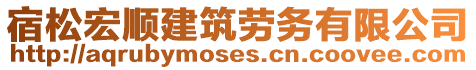 宿松宏順建筑勞務有限公司