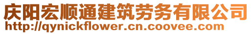 庆阳宏顺通建筑劳务有限公司