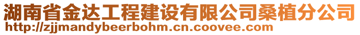 湖南省金達(dá)工程建設(shè)有限公司桑植分公司