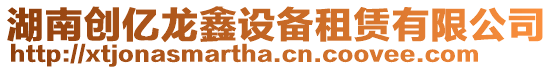 湖南創(chuàng)億龍鑫設(shè)備租賃有限公司