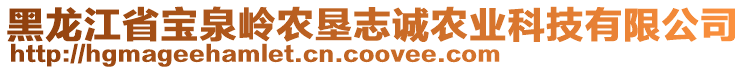 黑龍江省寶泉嶺農(nóng)墾志誠(chéng)農(nóng)業(yè)科技有限公司