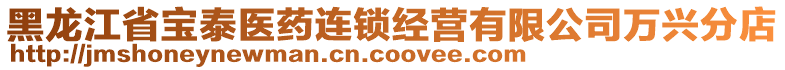 黑龙江省宝泰医药连锁经营有限公司万兴分店