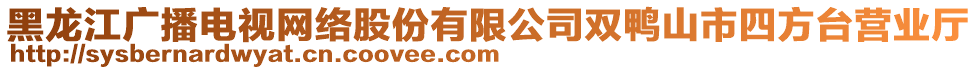 黑龍江廣播電視網(wǎng)絡(luò)股份有限公司雙鴨山市四方臺營業(yè)廳