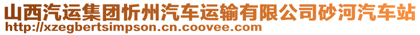 山西汽運集團(tuán)忻州汽車運輸有限公司砂河汽車站