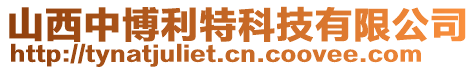 山西中博利特科技有限公司