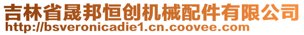 吉林省晟邦恒創(chuàng)機械配件有限公司