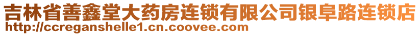 吉林省善鑫堂大藥房連鎖有限公司銀阜路連鎖店