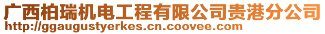 廣西柏瑞機(jī)電工程有限公司貴港分公司