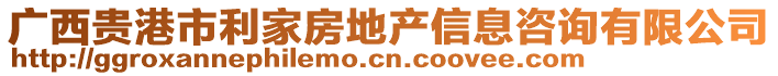 廣西貴港市利家房地產(chǎn)信息咨詢有限公司