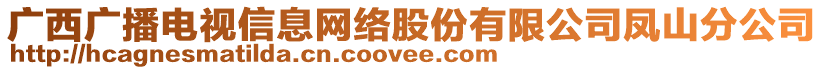 廣西廣播電視信息網(wǎng)絡(luò)股份有限公司鳳山分公司