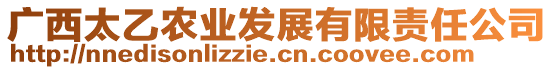 廣西太乙農(nóng)業(yè)發(fā)展有限責(zé)任公司