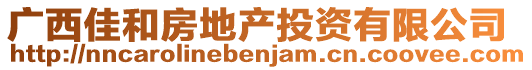 廣西佳和房地產(chǎn)投資有限公司