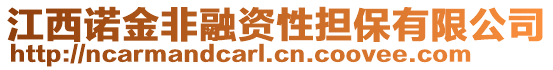 江西諾金非融資性擔(dān)保有限公司