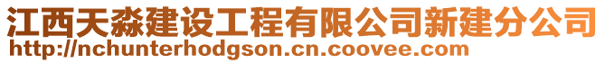 江西天淼建設(shè)工程有限公司新建分公司