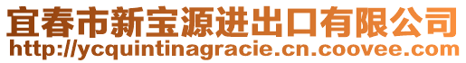 宜春市新寶源進(jìn)出口有限公司