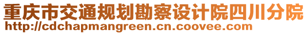 重慶市交通規(guī)劃勘察設(shè)計(jì)院四川分院