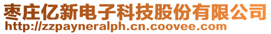 枣庄亿新电子科技股份有限公司