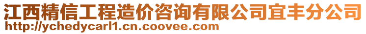 江西精信工程造價咨詢有限公司宜豐分公司