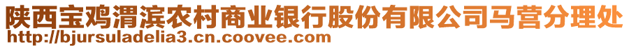陜西寶雞渭濱農村商業(yè)銀行股份有限公司馬營分理處