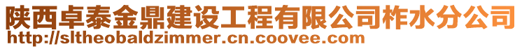 陜西卓泰金鼎建設(shè)工程有限公司柞水分公司