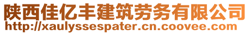 陜西佳億豐建筑勞務(wù)有限公司