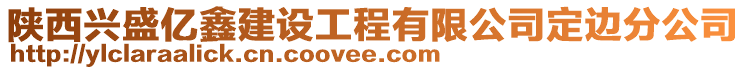 陜西興盛億鑫建設(shè)工程有限公司定邊分公司