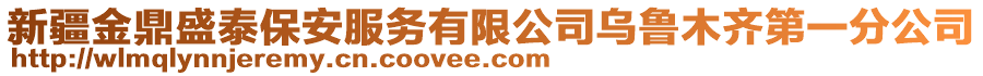 新疆金鼎盛泰保安服務(wù)有限公司烏魯木齊第一分公司