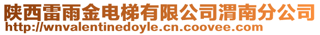 陜西雷雨金電梯有限公司渭南分公司