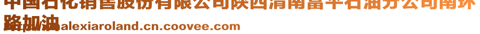 中國(guó)石化銷售股份有限公司陜西渭南富平石油分公司南環(huán)
路加油