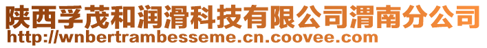 陜西孚茂和潤滑科技有限公司渭南分公司
