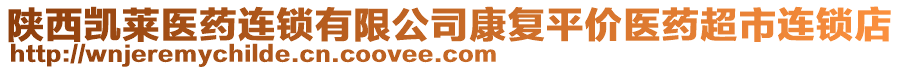 陜西凱萊醫(yī)藥連鎖有限公司康復(fù)平價醫(yī)藥超市連鎖店