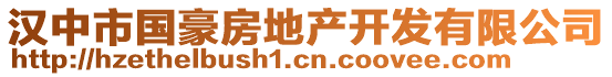 漢中市國(guó)豪房地產(chǎn)開發(fā)有限公司