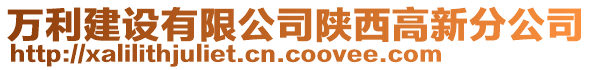 萬利建設有限公司陜西高新分公司