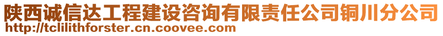 陜西誠信達(dá)工程建設(shè)咨詢有限責(zé)任公司銅川分公司