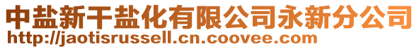 中鹽新干鹽化有限公司永新分公司