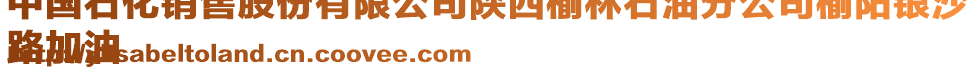 中國石化銷售股份有限公司陜西榆林石油分公司榆陽銀沙
路加油