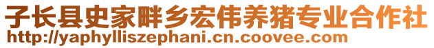 子長(zhǎng)縣史家畔鄉(xiāng)宏偉養(yǎng)豬專業(yè)合作社