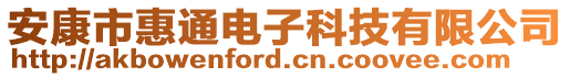 安康市惠通電子科技有限公司